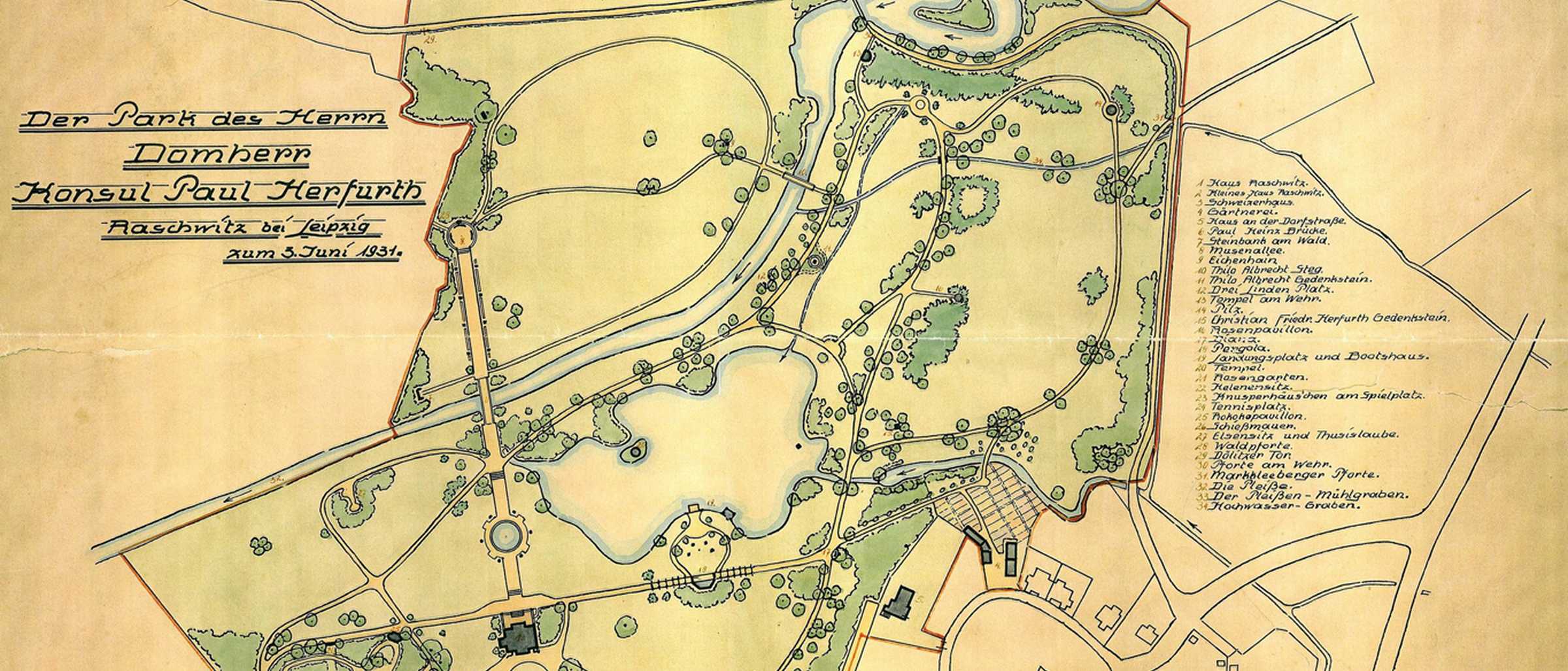 Parkplan 1931